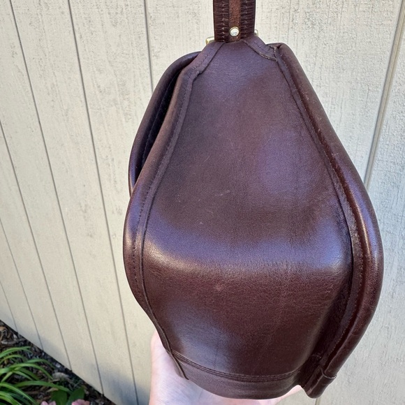 Vintage Coach Bag Legacy Small Flap 9965 Mahogany - Picture 4 of 10